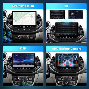Android araç <span class=keywords><strong>Dvd</strong></span> oynatıcı oyuncu araba radyo araba ekran navigasyon multimedya sistemi Carplay DSP dokunmatik ses için Jeep pusula 2017-2020 - Product Image 5