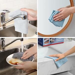 Paños de Microfibra Reutilizables de Alta Calidad, Sin Pelusa, Caja de 30 Piezas, 170GSM, para Limpieza de Autos, Oficina, Talleres, 11*11 Pulgadas - Product Image 5