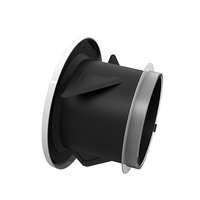 Grille d'aération réglable de 125mm avec persiennes rotatives Contrôle optimal du flux d'air pour une utilisation en extérieur dans les espaces commerciaux modernes