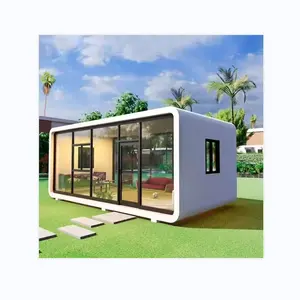 Yunwo moderne case prefabbricate modulari casa contenitore per dormire apple cabine per la vendita ufficio pod