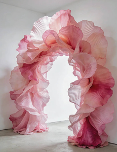 Instalación Artística Gigante para Bodas, Ligera, Resistente a la Intemperie, de Organza, para Ceremonias al Aire Libre - Product Image 3