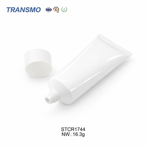 Stretchy Eco Recyclable Plastic Refillable Skincare Extrusion Vessel Soft Cosmetic Squeeze Pipe For BB Foundation - Product Image 1