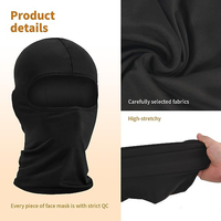 Cagoule Personnalisée Logo Sensible à la Chaleur, Masque de Ski Cagoule pour Homme et Femme, Cache-Visage Balaclavas, Cadeaux de Fête