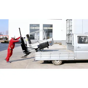 Factory Direct Sale Vertical Aluminum Man Lift Manual With High Quality