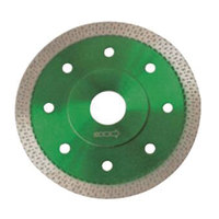 Lame de scie diamantée turbo industrielle soudée au laser, pressée à chaud, 4''-14'', pour coupe à sec/humide de céramique, marbre, carrelage, OEM