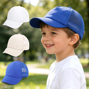 Nueva Gorra de Béisbol Moderna Lisa con Logotipo Bordado Personalizado, Gorra de Béisbol Rosa sin Estructura para Niños - Product Image 2
