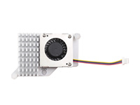 Enfriador Activo Oficial para Raspberry Pi 5, Ventilador con Control de Temperatura, Disipador de Calor de Aluminio, con Cinta Térmica