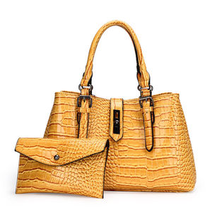 Bộ Ví Cầm Tay Nữ Giá Rẻ Bán Sỉ Chất Lượng Cao Torba Damska Túi Xách Tay Pu Cá Sấu Dung Tích Lớn Bộ Túi Xách Nữ - Product Image 3