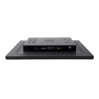 Moniteur tactile capacitif industriel à cadre ultra-fin - Noir intégré pour usage professionnel Interface USB/Série
