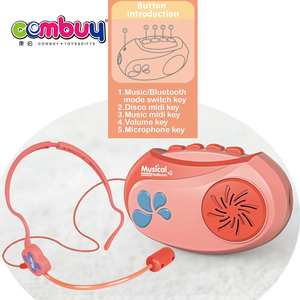 Kit <span class=keywords><strong>musical</strong></span> pour enfants Walkman, microphone d'écoute, karaoké, support de jouet - Product Image 3