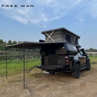 Tente de camion à double couche imperméable à installation simple, 6,5-8 pieds, pour pick-up Dadao Explore, camping et utilisation sur le toit de voiture