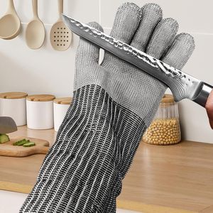 <span class=keywords><strong>Gant</strong></span> résistant aux coupures en <span class=keywords><strong>maille</strong></span> d'acier inoxydable 316L, qualité alimentaire, pour boucher, sécurité, traitement <span class=keywords><strong>de</strong></span> la viande, cuisine, décorticage d'huîtres - Product Image 2
