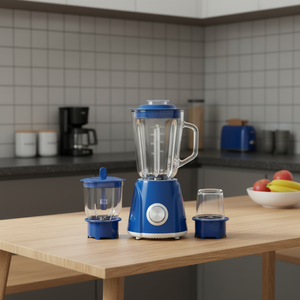 Mini mixeur portable 3 en 1, pot en verre, moulin à sec électrique, presse-agrumes, <span class=keywords><strong>hachoir</strong></span> à <span class=keywords><strong>viande</strong></span>, 6 lames, capacité de 1,5 L, usage domestique - Product Image 2