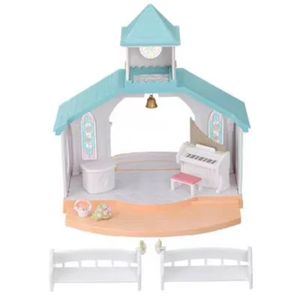 Offre Spéciale : Maison de poupées <span class=keywords><strong>Sylvanian</strong></span> <span class=keywords><strong>Families</strong></span> Chapelle, Boîte Mystère, Jouet de Collection Tendance avec Accessoires Complets pour les Passionnés et Cadeau - Product Image 3