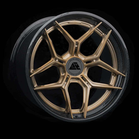 Jantes légères en alliage d'aluminium forgé à 2 pièces, multi-rayons, polies, 6x139.7 PCD, boulons inclus pour 458 488 F8 Tributo