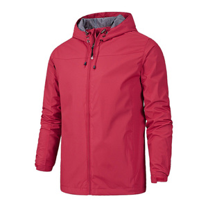 Giacca Impermeabile Antivento da <span class=keywords><strong>Uomo</strong></span> all'Ingrosso dalla Fabbrica, Giacca da Pioggia Traspirante con Logo OEM, Giacche da Esterno - Product Image 2