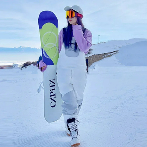 Nouveau <span class=keywords><strong>pantalon</strong></span> de <span class=keywords><strong>neige</strong></span> chaud imperméable avec sangles pour adultes hommes et femmes Sports d'hiver combinaison de plein air vêtements de ski - Product Image 2