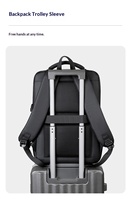 Sac à dos professionnel extensible et étanche CE HoSH Factory grande capacité avec port USB pour ordinateur portable, personnalisable avec logo, cadeau de Noël pour homme