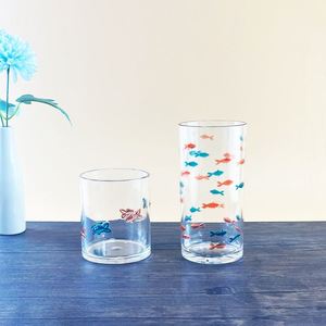 Precio de Fábrica al por Mayor, Vaso Reutilizable de Acrílico Impreso con Diseño de Flamenco, Creativo y Grueso, para Jugo/Agua, Capacidad de 370 ml a 2.5 L, Cóncavo - Product Image 1