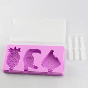 Moule en Silicone pour crème glacée, bâtonnets <span class=keywords><strong>de</strong></span> glace, moules avec couvercle <span class=keywords><strong>et</strong></span> tige en plastique <span class=keywords><strong>de</strong></span> qualité alimentaire, petit fruit <span class=keywords><strong>de</strong></span> mouton, <span class=keywords><strong>bricolage</strong></span>, crème glacée - Product Image 2