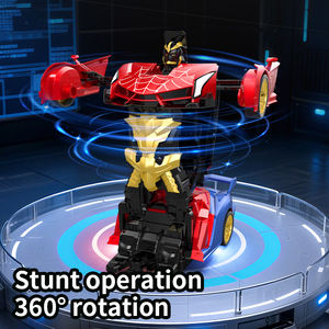 Transformer les voitures Rc 2.4Ghz voiture télécommandée 1:18 échelle Robot déformation à un bouton Rotation à 360 ° voiture jouet cadeaux pour garçons - Product Image 4