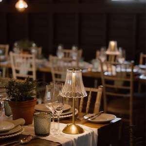 Беспроводная настольная лампа аккумуляторная сенсорная светодиодная Роскошная большая Складная Лампа для гостиной светодиодный ночник - Product Image 3