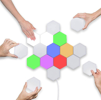 Veilleuses tactiles Led, lampes murales magnétiques modulaires, éclairage de nuit créatif, luminaire pour décoration d'intérieur