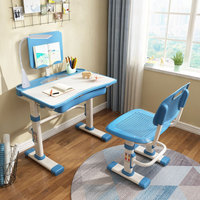 Bureau et chaise pour fille princesse, bureau d'étude réglable en hauteur, tables ergonomiques pour étudiants, bureau d'étude avec tiroirs