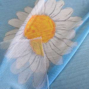 New Fashion Light Weight Sublimation <strong>Custom</strong> <strong>Printing</strong> Polyester Mesh Print Fabric - Product Image 4
