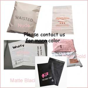 Bolsas de Correo Personalizadas con Logotipo Impreso a Todo Color, Bolsas de Envío de Ropa Recicladas Rosas, Sobres de Poliéster para Envíos - Product Image 6