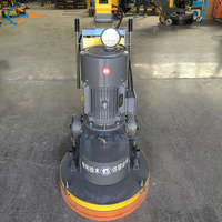 Machine de meulage et de polissage de sols et de béton automatique télécommandée, robuste, avec moteur de 18,5 kW, puissance 380 V