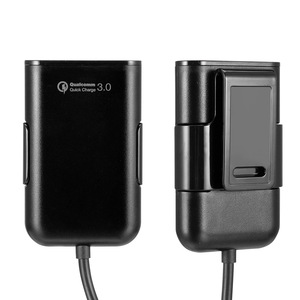 Chargeur pour siège arrière de voiture, 10 pièces, Multi USB, QC 3.0, cordon d'extension pour Iphone, adaptateur à Charge rapide pour véhicule - Product Image 3