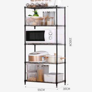 Giá để đồ bằng thép lưới kim loại 5 tầng, kiểu đứng, hiện đại, đa năng dùng cho nhà bếp, phòng giặt, phòng tắm - Product Image 6