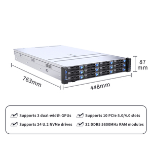 Storage <strong>Backup</strong> Edge <strong>Cloud</strong> 2U Rack Enterprise Reliable Scalable Robust Scalable Server Computer for Compute Cluster ComputeServer - Product Image 3