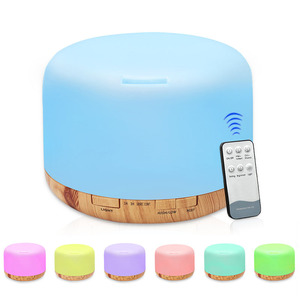 Hạt gỗ điện humificadores difusor de Aromas 500ml 600ml khuếch tán - Product Image 2