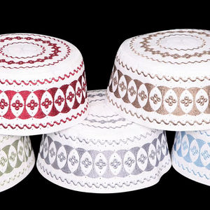 Promoción Fácil secado Durable Transpirable 4 estaciones Hombres musulmanes de moda Gorras de oración a granel - Product Image 3