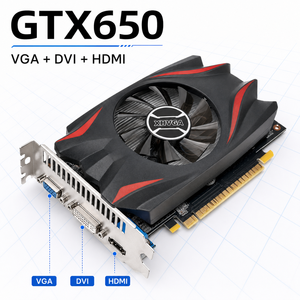 ใหม่ <span class=keywords><strong>GTX650</strong></span> 2GB GDDR5 128 บิตพัดลมระบายความร้อนสำหรับเดสก์ท็อปกราฟิกการ์ดสำหรับ DVI VGA GAMING PC อะไหล่ - Product Image 5