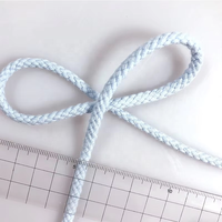 Cuerda de macramé de 3mm, 4mm, 5mm, 6mm, cordón trenzado de algodón trenzado, hilo de macramé multicolor, cuerda de cintura
