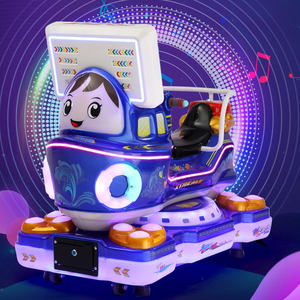 Phim hoạt hình vui nhộn trẻ em Rocking xe 11 inch HD màn hình đồng tiền hoạt động trẻ em đi xe máy đu với đèn - Product Image 6