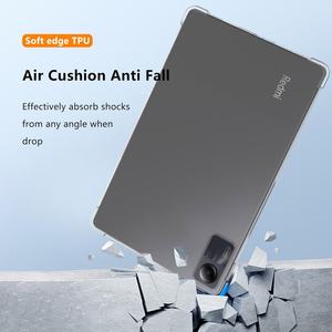Funda Transparente Negra de TPU Suave para Tablet Xiaomi Redmi Pad SE 11 Pulgadas 2023, Protección Antigolpes con Airbag - Product Image 3