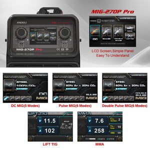 Machine à souder <span class=keywords><strong>ANDELI</strong></span> 220V à double impulsion LCD <span class=keywords><strong>MIG</strong></span>-270 <span class=keywords><strong>MIG</strong></span> ALUMINIUM - Product Image 5