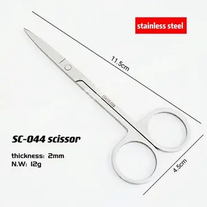 Stainless Steel Cuticle Scissors Nail Scissors Professional Manicure Scissors