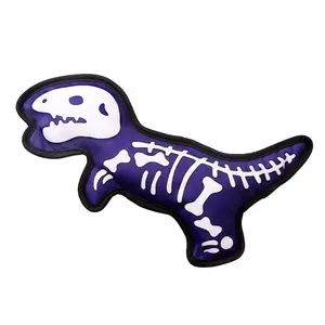 Pabrik Grosir Murah Mainan Dinosaurus Tangguh Kain Oxford Mainan Squeaker Anjing Mengunyah