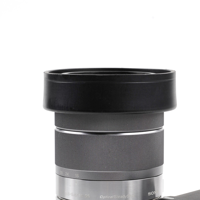 82mm Rubber 3 In1 Collapsible Lens Hood for DSLR Camera