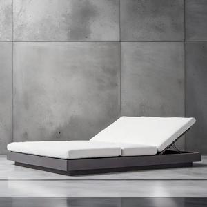 Nueva Silla de Piscina para Exteriores, Tumbona <span class=keywords><strong>Marbella</strong></span> de Aluminio, Doble Ajustable - Product Image 1