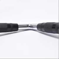 Triceps en acier robuste Zipper Cable Accessoire Haltérophilie Exercice V-bar avec caoutchouc