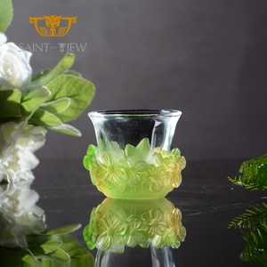 Commercio all'ingrosso della fabbrica stabilito della tazza di Cawa del caffè arabo del tè di Ramadan di cristallo di SAINT-VIEW - Product Image 3
