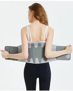 2024 nueva placa de acero Popular ajustable inferior Lumbar espalda Brace descompresión cintura soporte cinturón para dolor de espalda