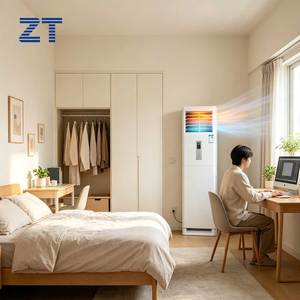 Climatiseur sur pied 24000 BTU - Silencieux, Inverter, Chauffage et Refroidissement, R32, A+++, Économe en énergie, Contrôle par application, Télécommande, Usage domestique - Product Image 2