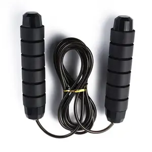 YiWu Free Shipping Yoga New Design Jumping PVC High Quality Jump Weighted Skipping Rope with Foam Handle